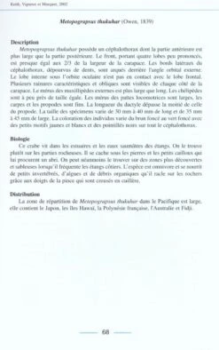 Atlas Des Poissons Et Des Crustacés D'eau Douce De Polynésie De Française [Atlas Of Freshwater Fish And Crustaceans Of French Polynesia] -Wildlife Professional Books 141668 2