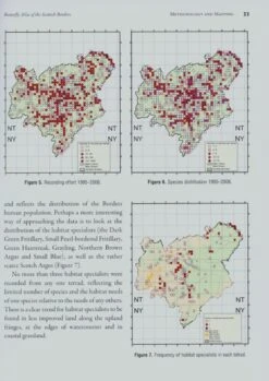 Butterfly Atlas Of The Scottish Borders -Wildlife Professional Books 183082 2