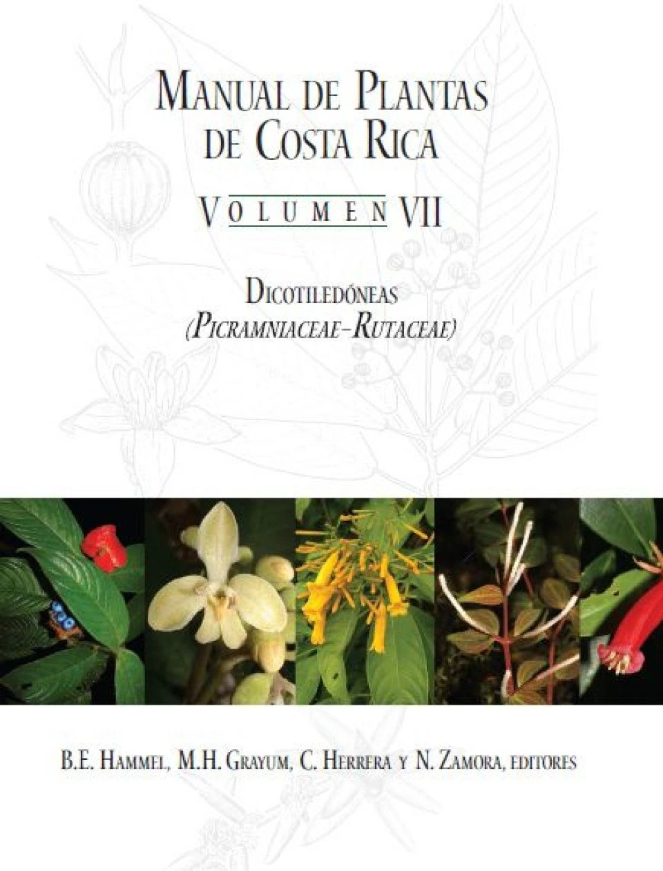 Manual De Plantas De Costa Rica: Volume VII 3 Manual De Plantas De Costa Rica: Volume VII