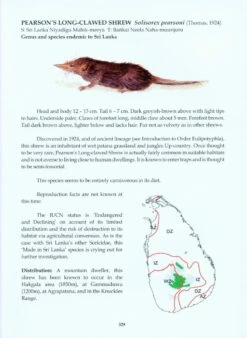 The Mammals Of Sri Lanka 20 The Mammals Of Sri Lanka -Wildlife Professional Books 212419 04