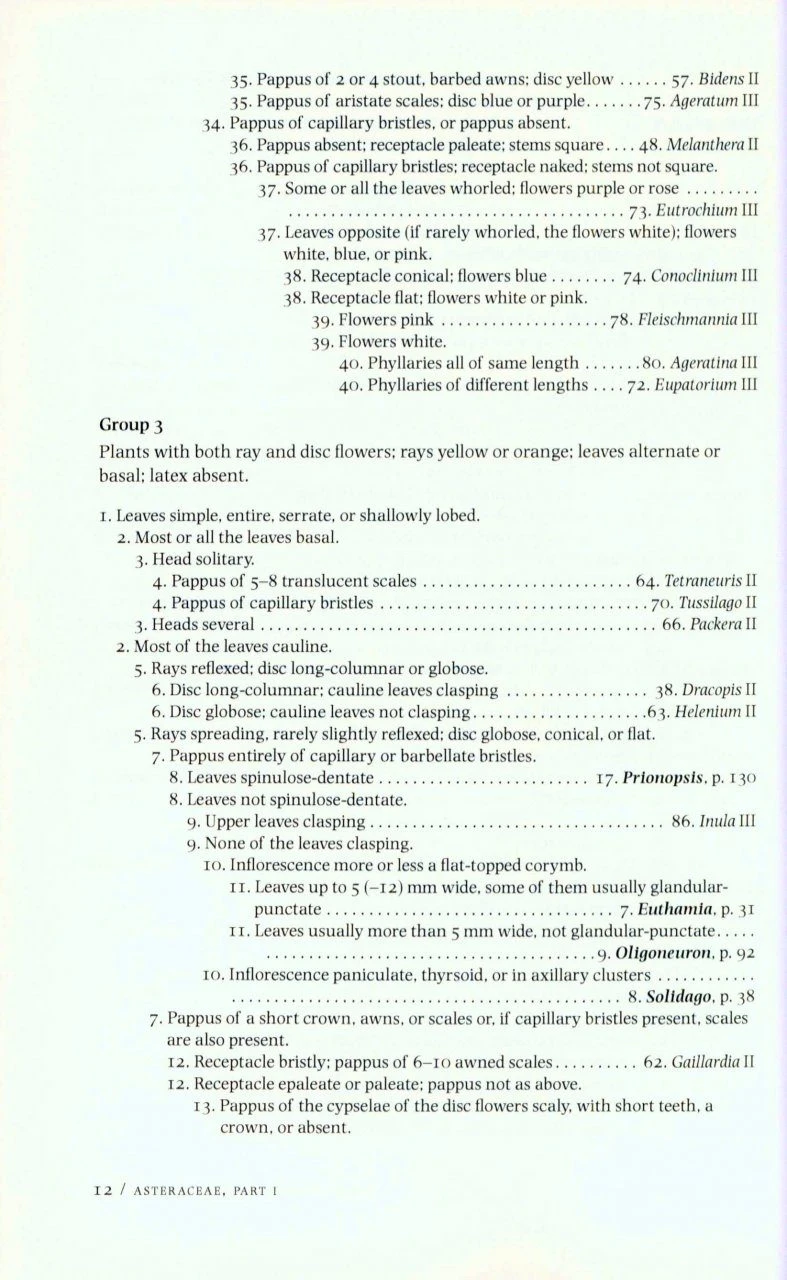 The Illustrated Flora Of Illinois, Flowering Plants: Asteraceae, Part 1 4 The Illustrated Flora Of Illinois, Flowering Plants: Asteraceae, Part 1 - Image 2