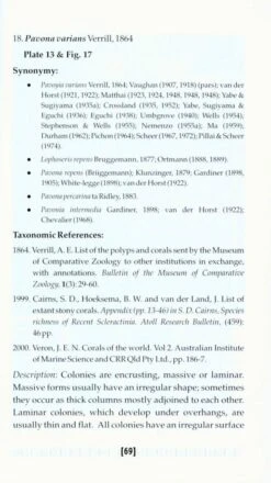 Handbook On Agariciids Of Andaman And Nicobar Islands -Wildlife Professional Books 217954 2