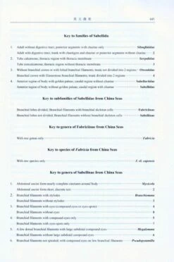 Fauna Sinica: Invertebrata, Volume 54: Annelida: Polychaeta (III): Sabellida [Chinese] -Wildlife Professional Books 219141 4