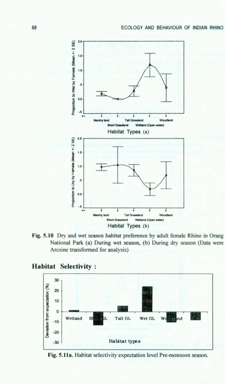 Ecology And Behaviour Of Indian Rhino In The Brahmaputra Floodplain Habitat Of Assam, India 6 Ecology And Behaviour Of Indian Rhino In The Brahmaputra Floodplain Habitat Of Assam, India - Image 4