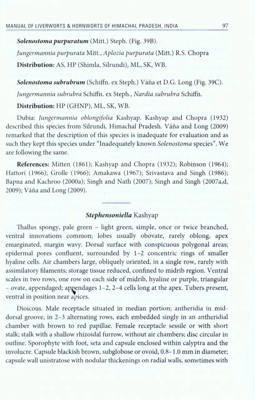 Manual Of Liverworts & Hornworts Of Himachal Pradesh, India 5 Manual Of Liverworts & Hornworts Of Himachal Pradesh, India - Image 3