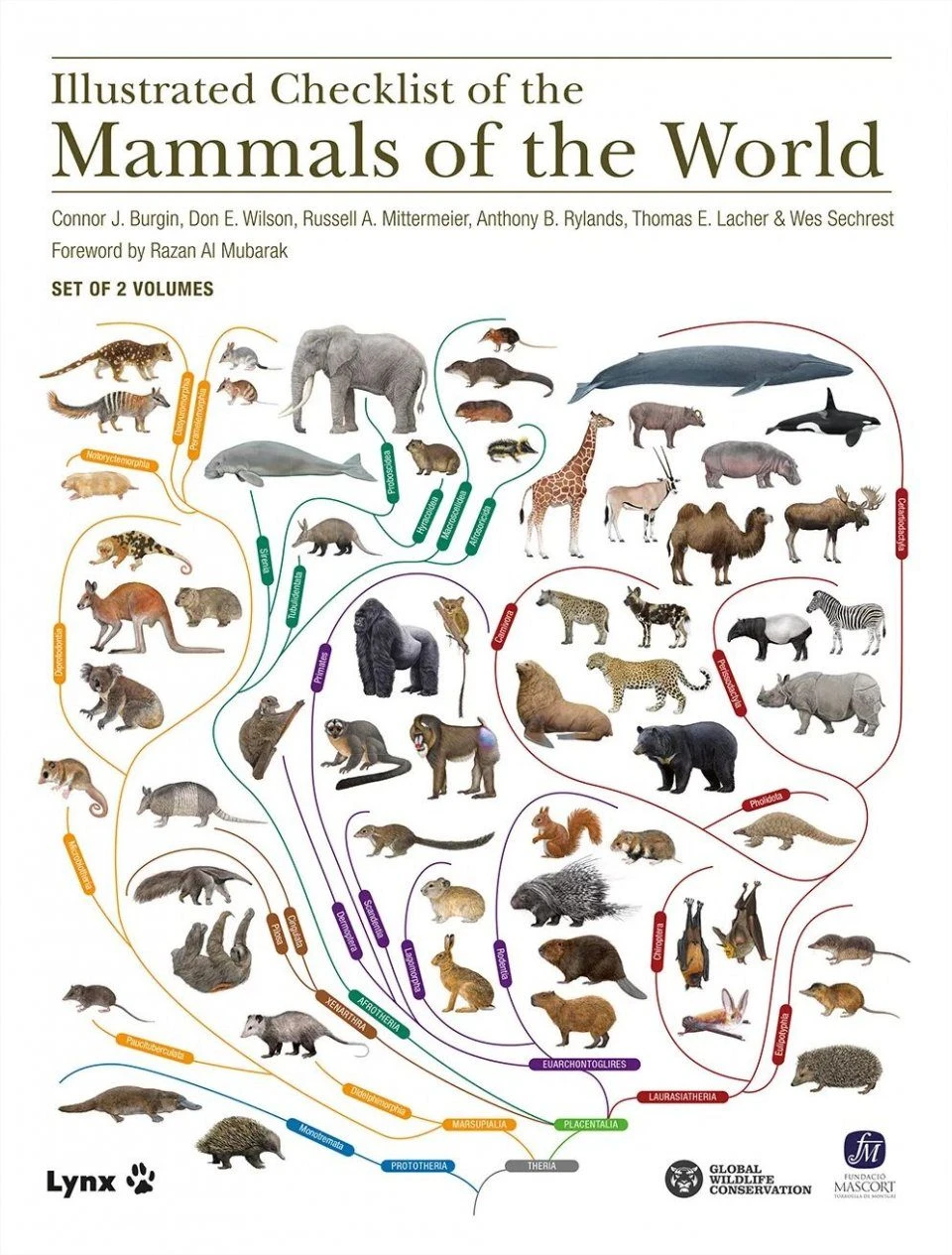Illustrated Checklist Of The Mammals Of The World (2-Volume Set) 3 Illustrated Checklist Of The Mammals Of The World (2-Volume Set)