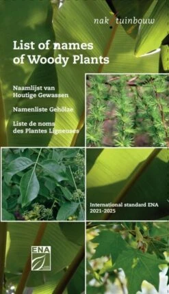 List Of Names Of Woody Plants / Naamlijst Van Houtige Gewassen / Namenliste Gehölze / Liste Des Noms Des Plantes Ligneuses