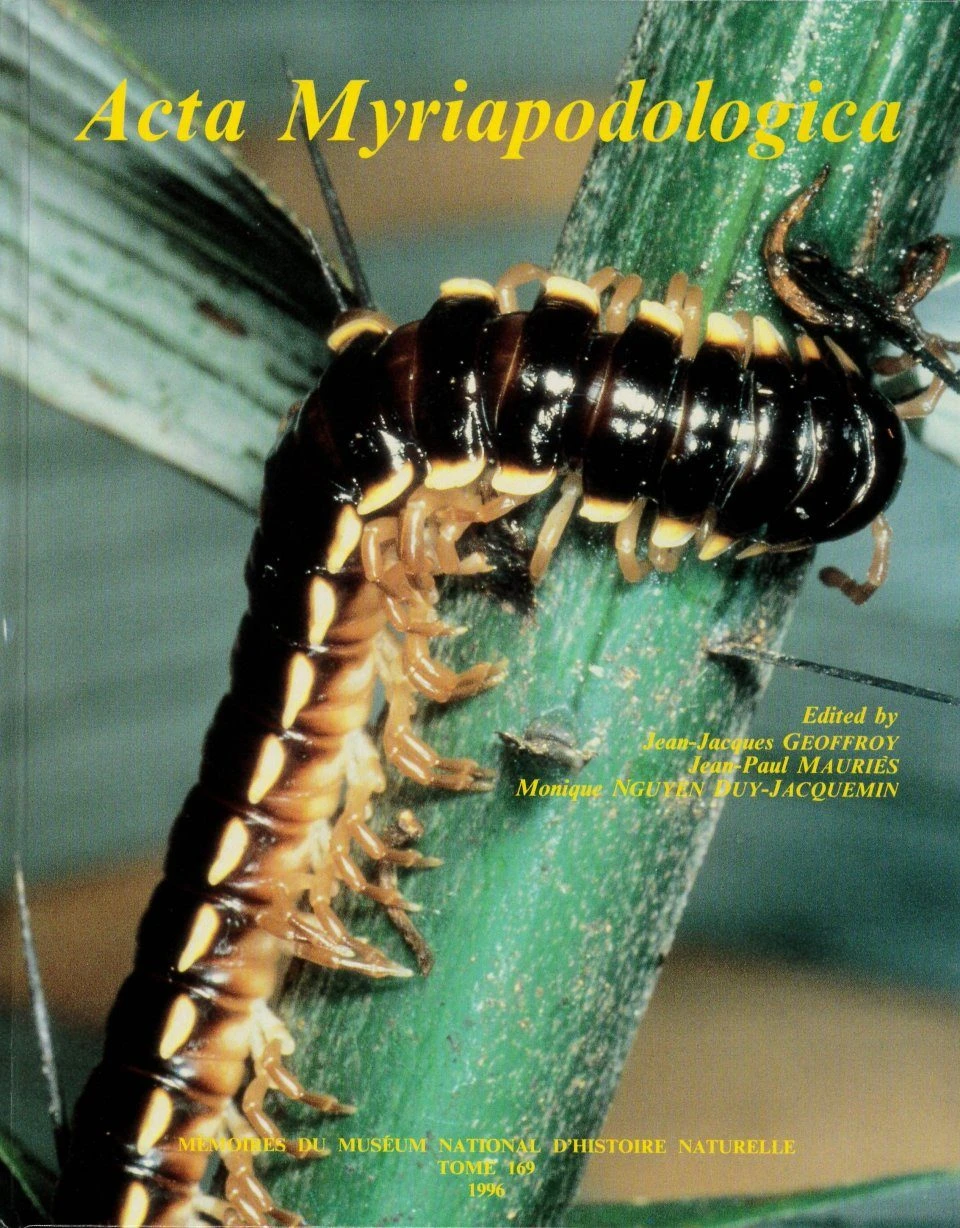 Acta Myriapodologica 3 Acta Myriapodologica