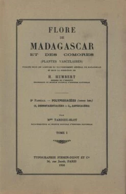Flore De Madagascar Et Des Comores, Fam. 5/1